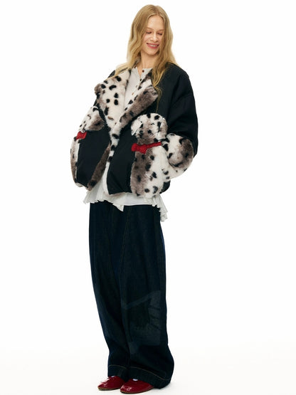 OuttheBlue 90% White Duck Down Warm Thick Casual Black Women Polyester Down Jacket