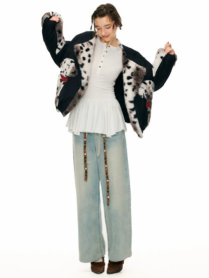 OuttheBlue 90% White Duck Down Warm Thick Casual Black Women Polyester Down Jacket