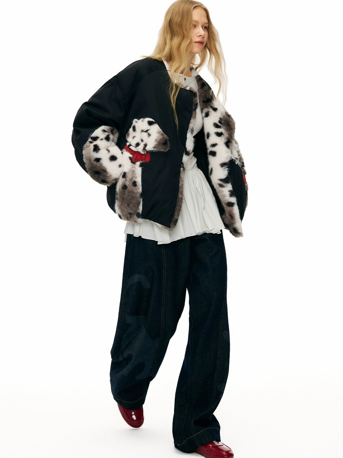 OuttheBlue 90% White Duck Down Warm Thick Casual Black Women Polyester Down Jacket