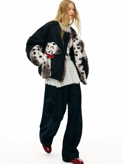 OuttheBlue 90% White Duck Down Warm Thick Casual Black Women Polyester Down Jacket