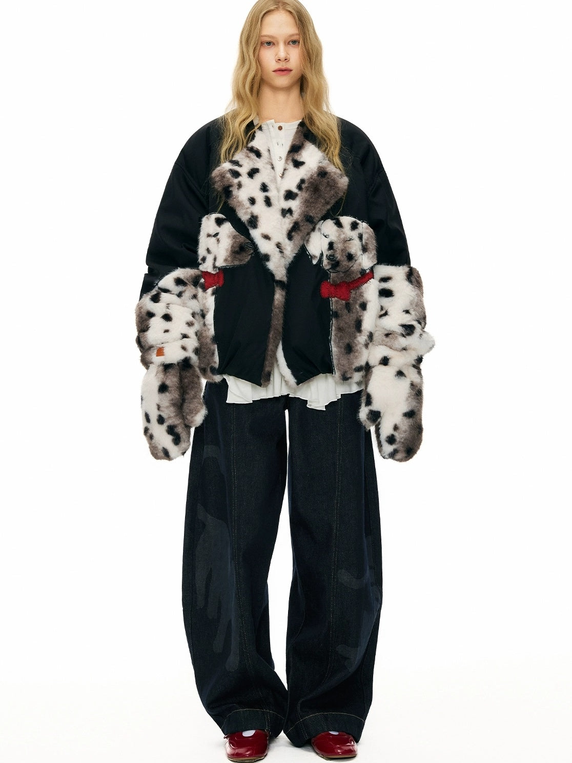 OuttheBlue 90% White Duck Down Warm Thick Casual Black Women Polyester Down Jacket