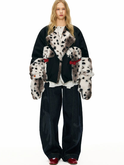 OuttheBlue 90% White Duck Down Warm Thick Casual Black Women Polyester Down Jacket