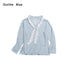 OuttheBlue_Blue_Stripe_Lace_V-Neck_Loose_Lyocell_Tee_MISSTT
