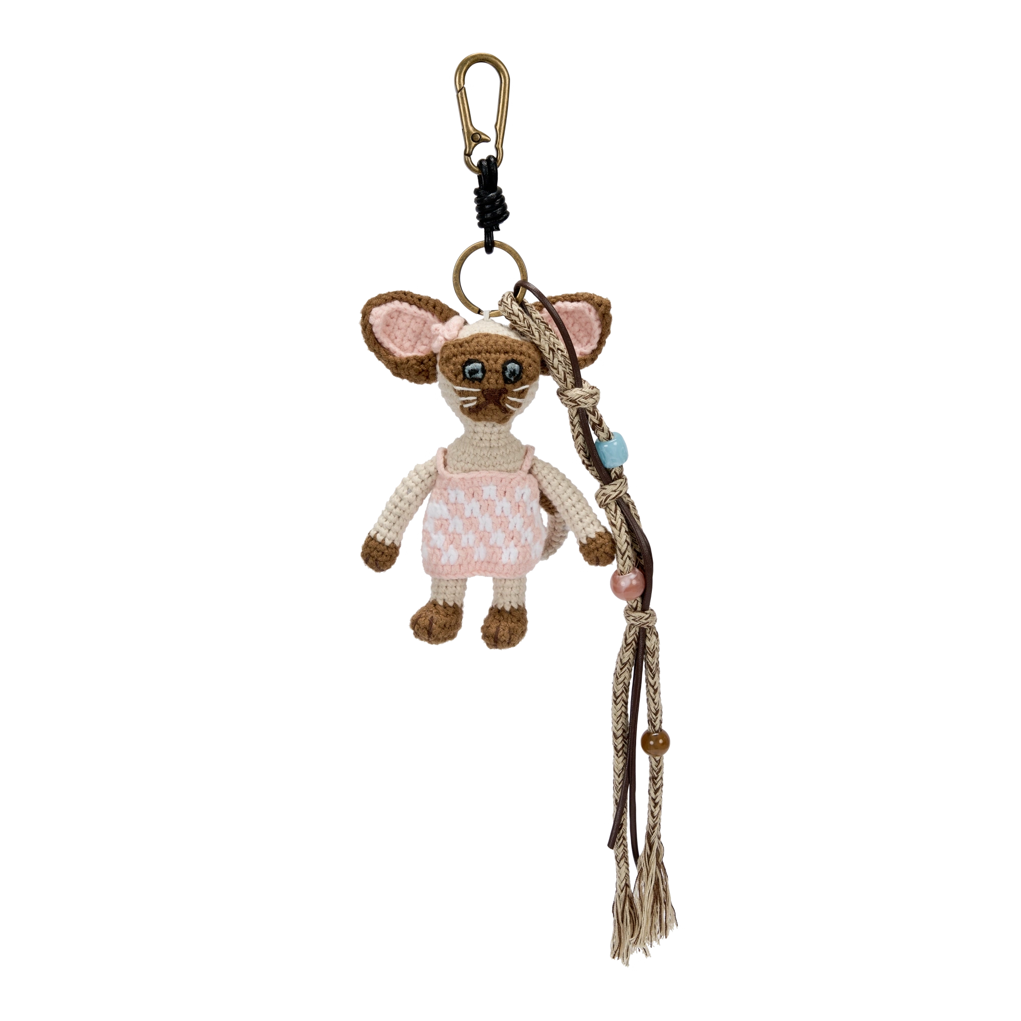 OuttheBlue_Blue_Surge_Hand_Knit_Beaded_Kitten_Charm_MISSTT