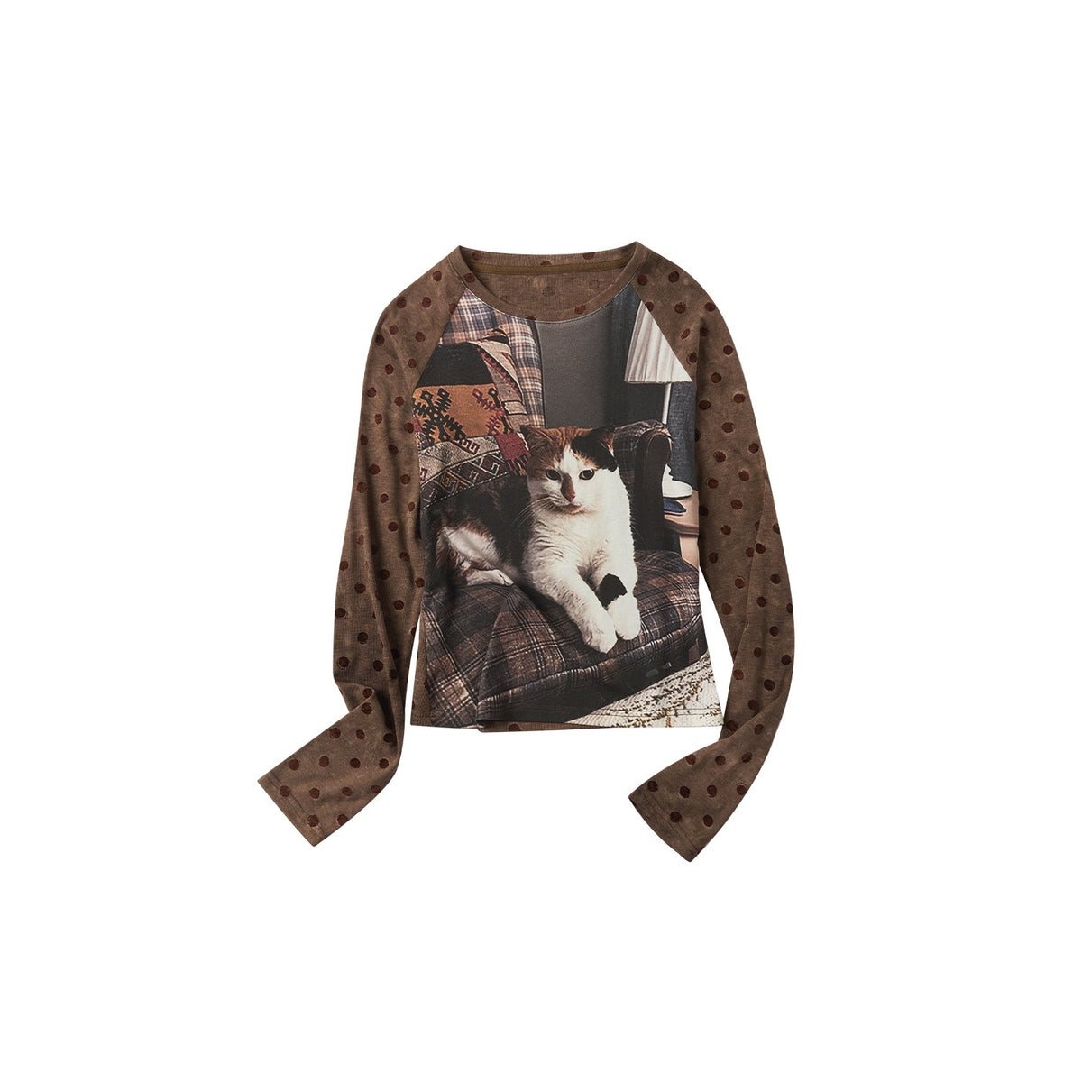 OuttheBlue_Cartoon_Print_Fitted_Waist_Lightweight_Knit_Women&