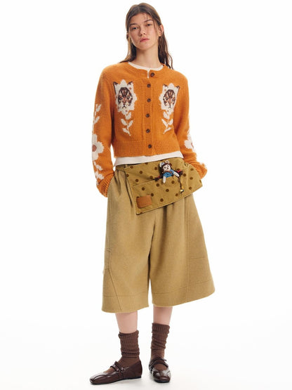 OuttheBlue Cat Embroidery Canvas Women&