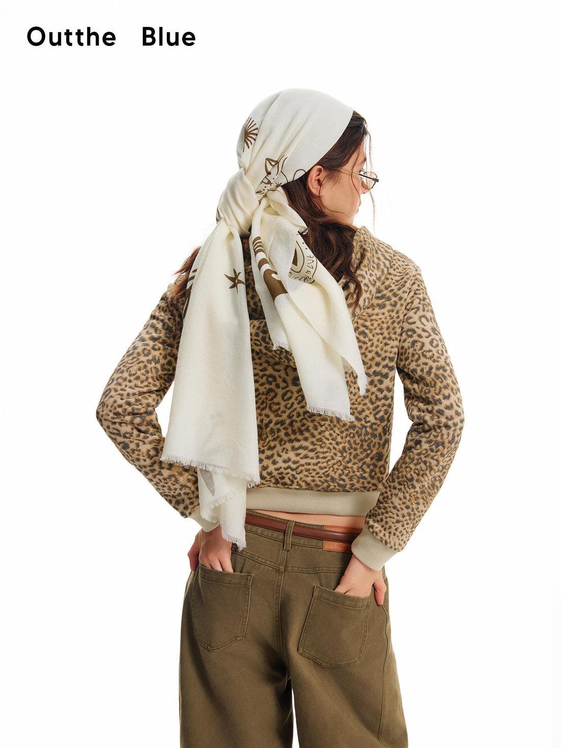 OuttheBlue Cat Print Minimalist Women&