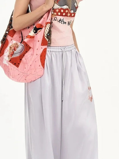 OuttheBlue Catwalk Hearts Beads Tote
