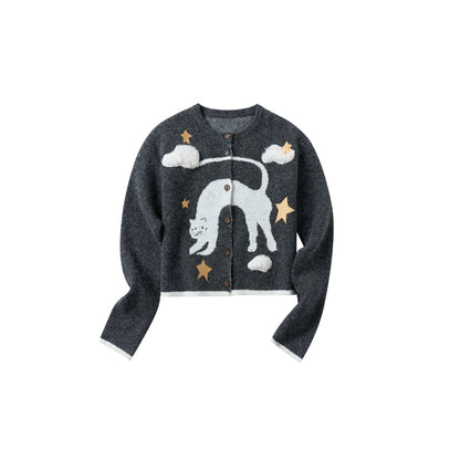 OuttheBlue_Cloud_Embroidery_Wool_Blend_Cardigan_V-neck_Long_Sleeve_T-shirt_MISSTT