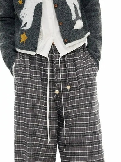 OuttheBlue Cloud Embroidery Wool Blend Cardigan V-neck Long Sleeve T-shirt