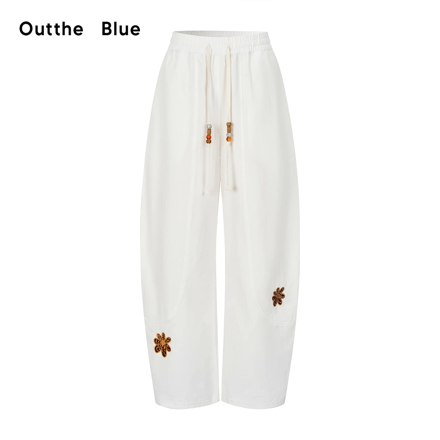 OuttheBlue_Cotton_Drawstring_White_Beaded_Palazzo_Trousers_MISSTT