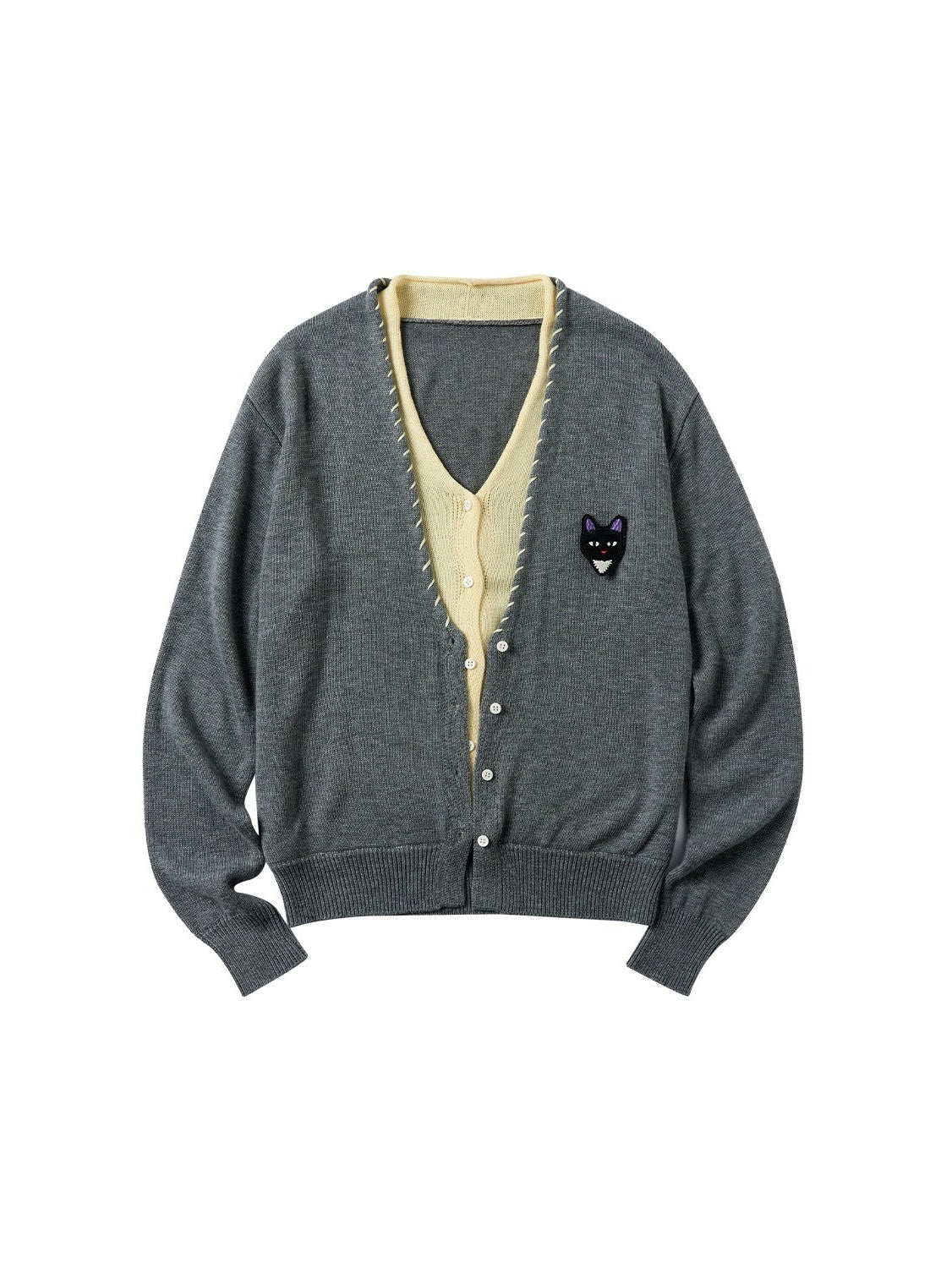OuttheBlue_Cozy_Wool_Blend_Contrast_Layered_Look_V-neck_Button_Front_Women_Knit_Cardigans_MISSTT