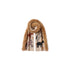 OuttheBlue Cozy Wool Blend Warm Neck Warmer Korean Style Unisex Animal Print Scarves
