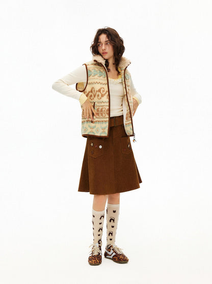 OuttheBlue Cute Cartoon Cat Print Unique Personality Style Women Cotton Blend Socks