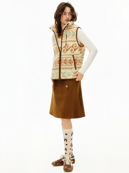 OuttheBlue Cute Cartoon Cat Print Unique Personality Style Women Cotton Blend Socks