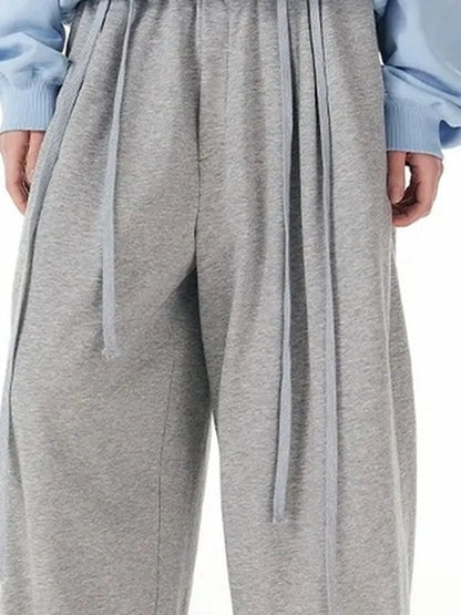 OuttheBlue Embroidered Cat Print Wide Leg Jumpsuit