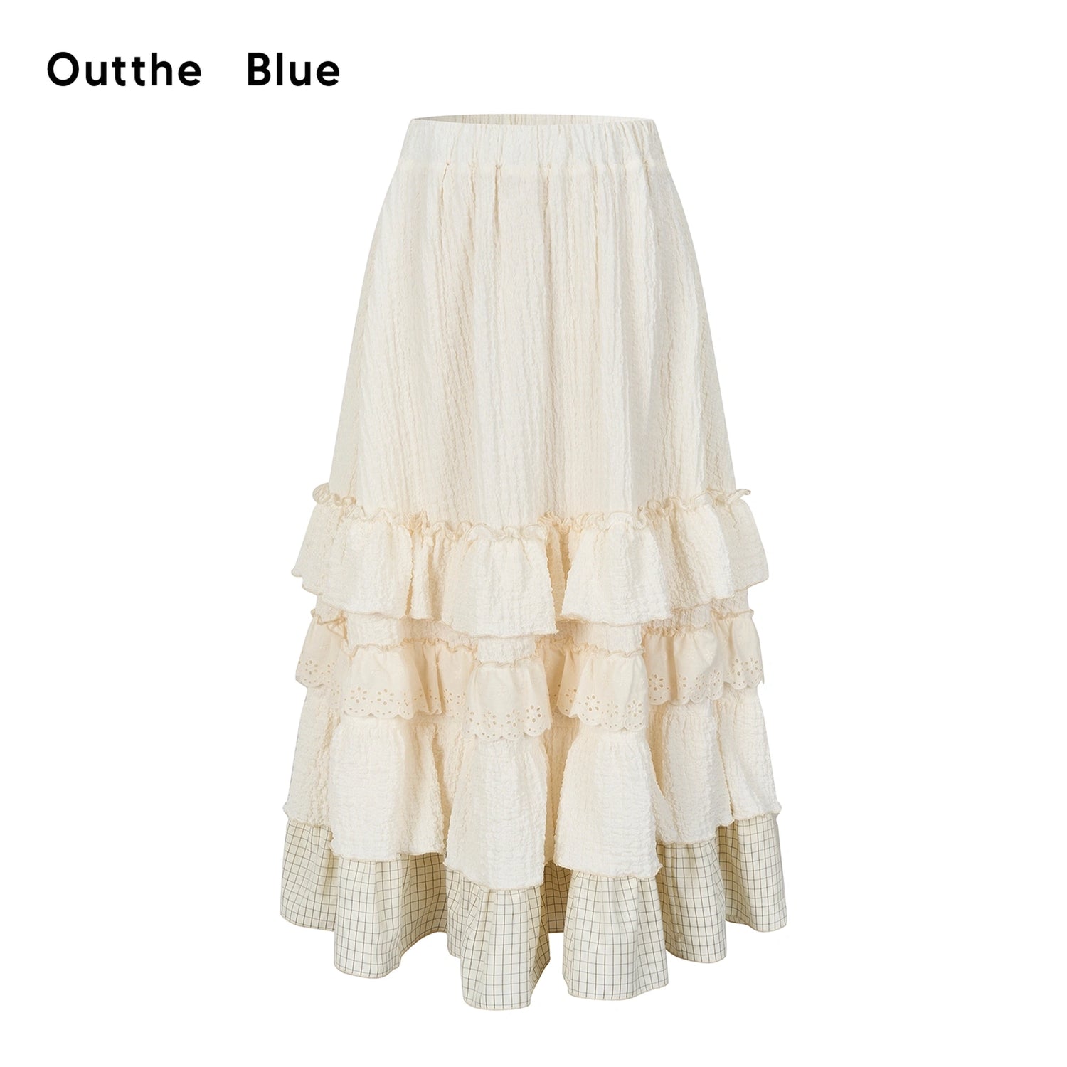 OuttheBlue_Embroidered_Checkered_Tulle_Bubble_Skirt_MISSTT