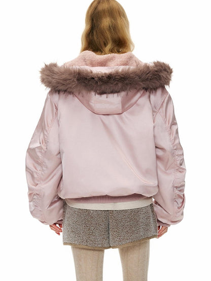 OuttheBlue Embroidered Hooded Loose Fit Women&