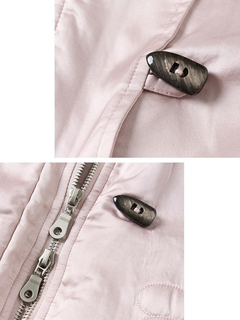 OuttheBlue Embroidered Hooded Loose Fit Women&