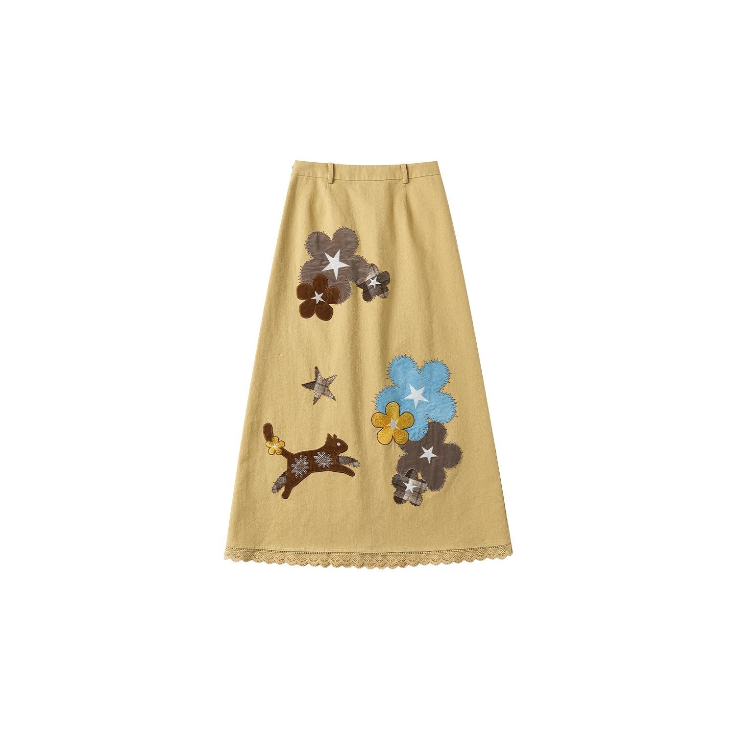 OuttheBlue_Goose_Yellow_Floral_Embroidered_High_Waist_Straight_Women&
