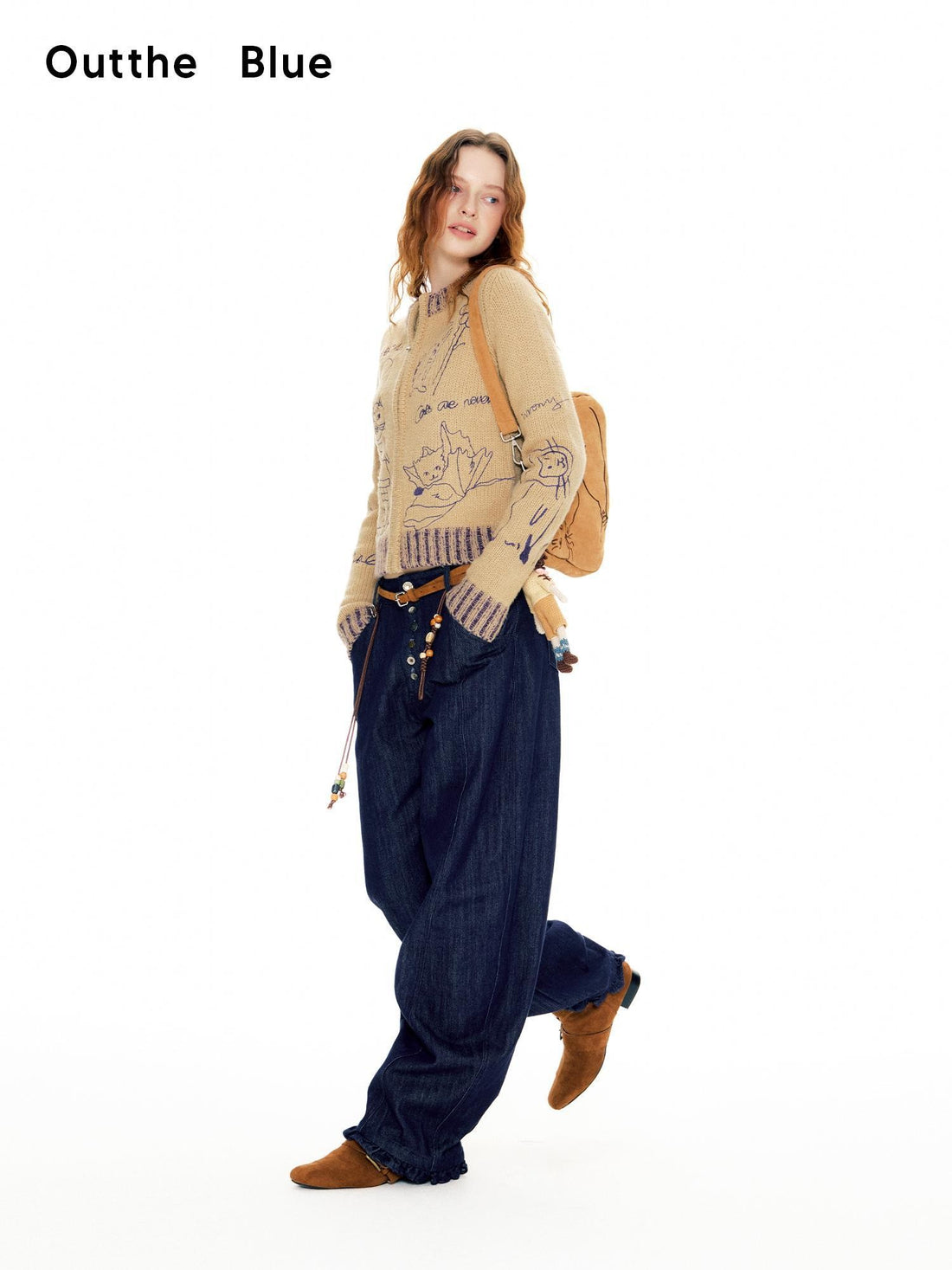 OuttheBlue Heavy Wash Vintage Raw Denim Women&