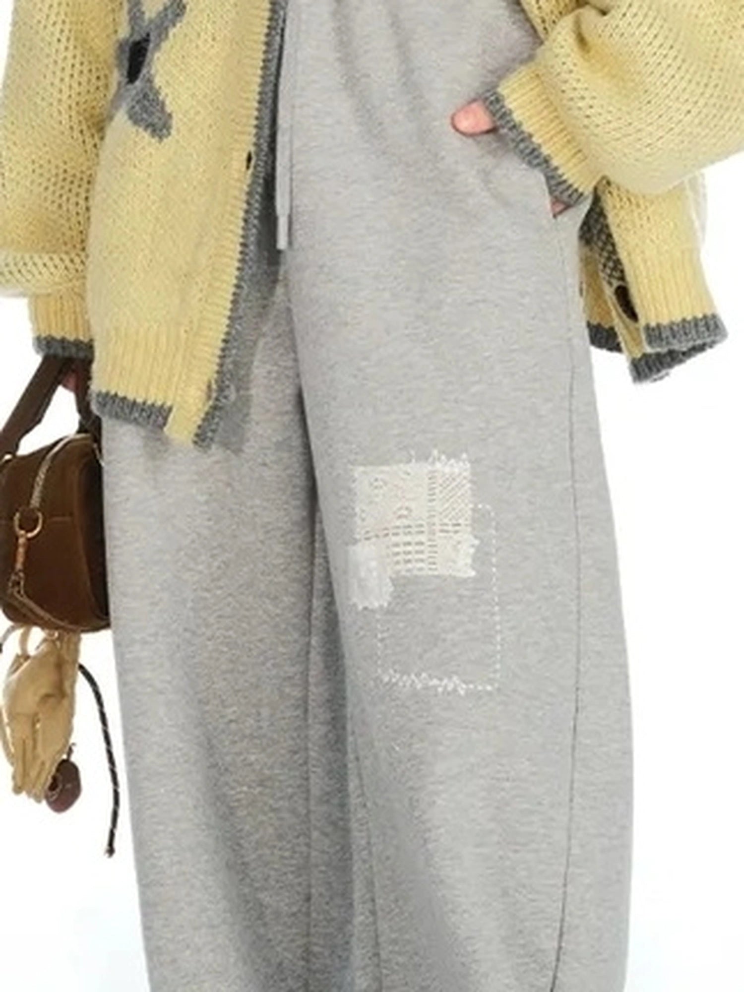 OuttheBlue Icelandic Wool 3 D Flower Embroidered Cardigan