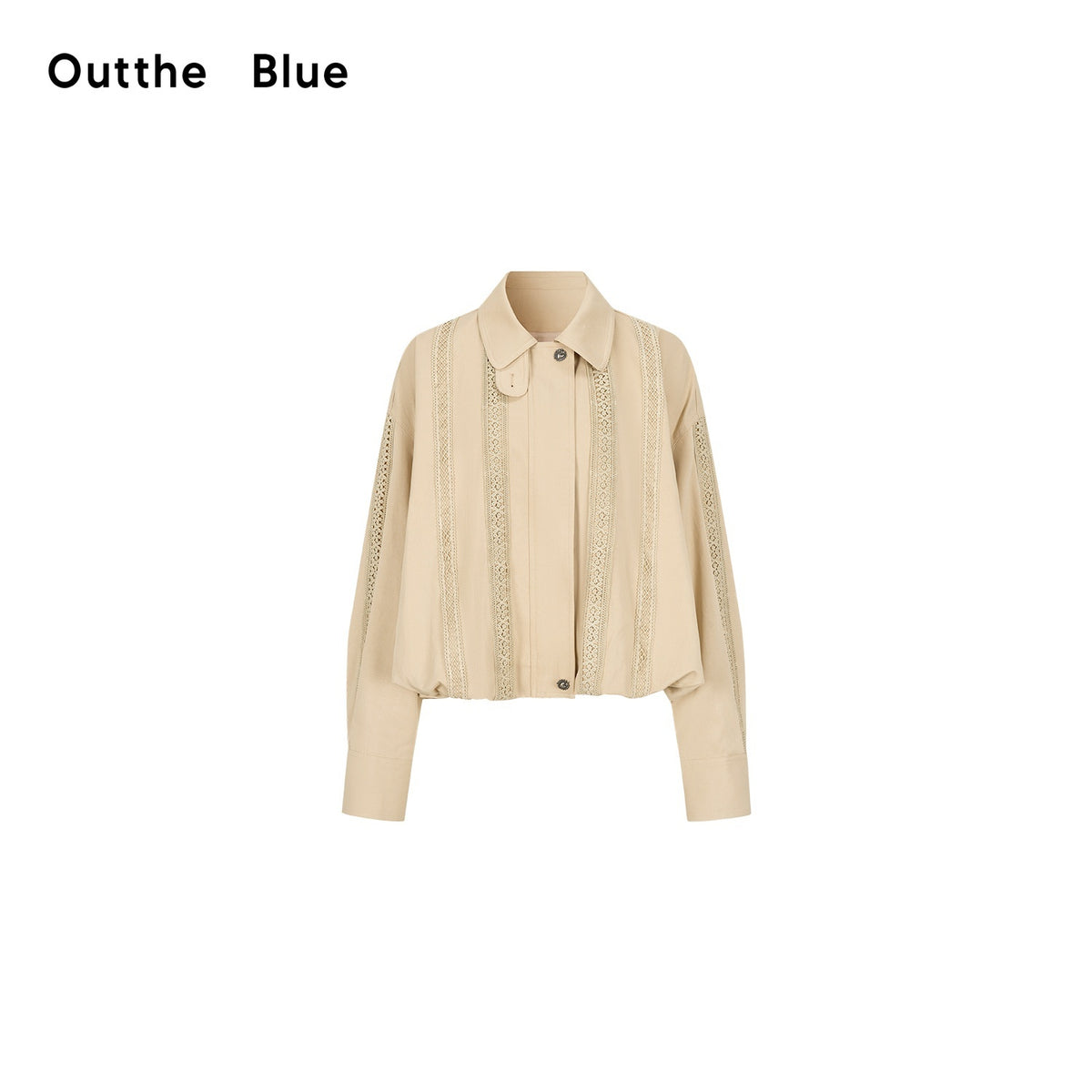 OuttheBlue_Lace_Trim_Floral_Bud_Hem_Lapel_Slim_Fit_Cotton_Women&