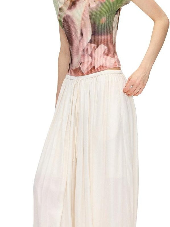 OuttheBlue Lightweight Polyester Slim Cropped Animal Print Women Short Sleeve T-Shirts