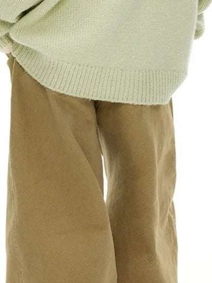 OuttheBlue Mint Green Collared Knit Cardigan Sweater