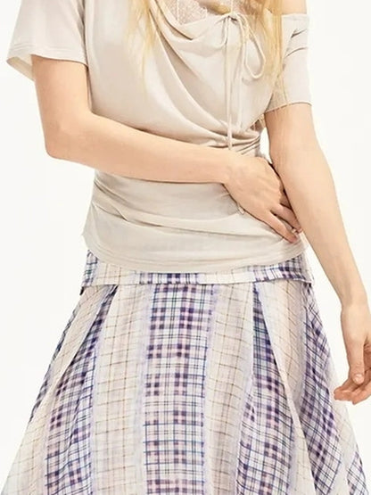 OuttheBlue Nomad Bead Lace Trimmed T-shirt