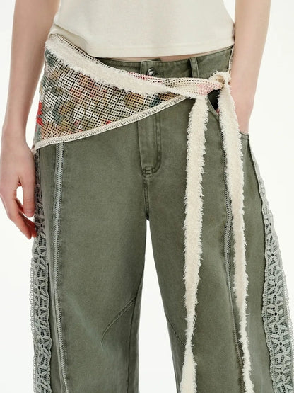 OuttheBlue Nomadic Print Cotton Triangle Scarf