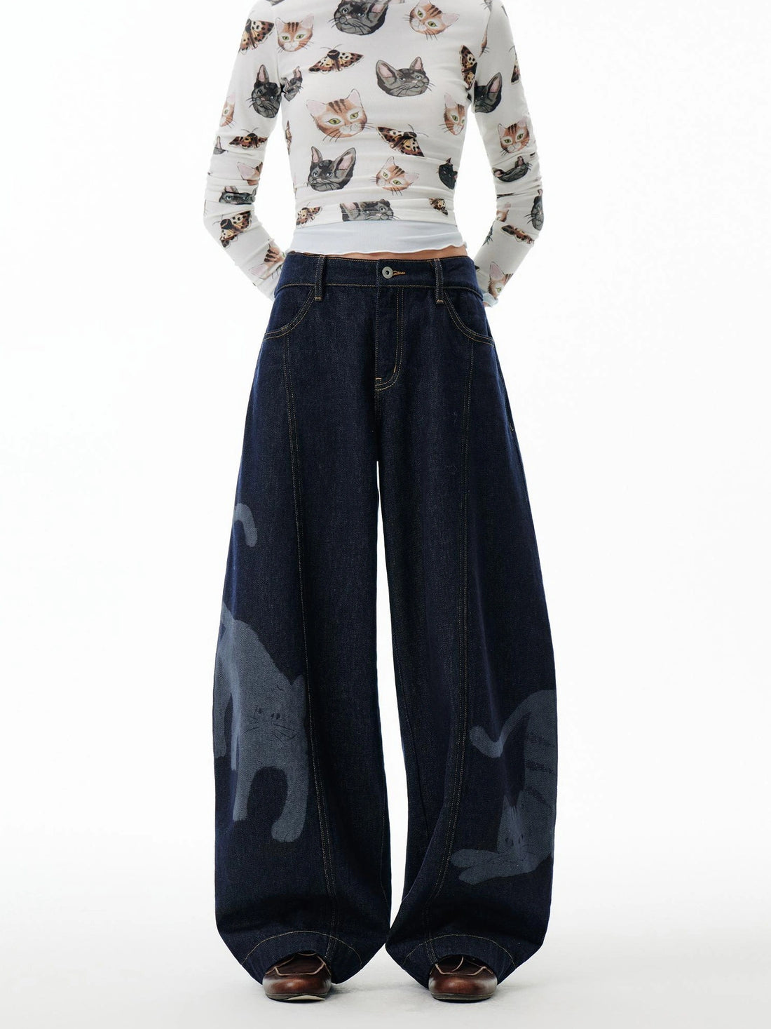 OuttheBlue Out The Blue Autumn Washed Denim Jeans