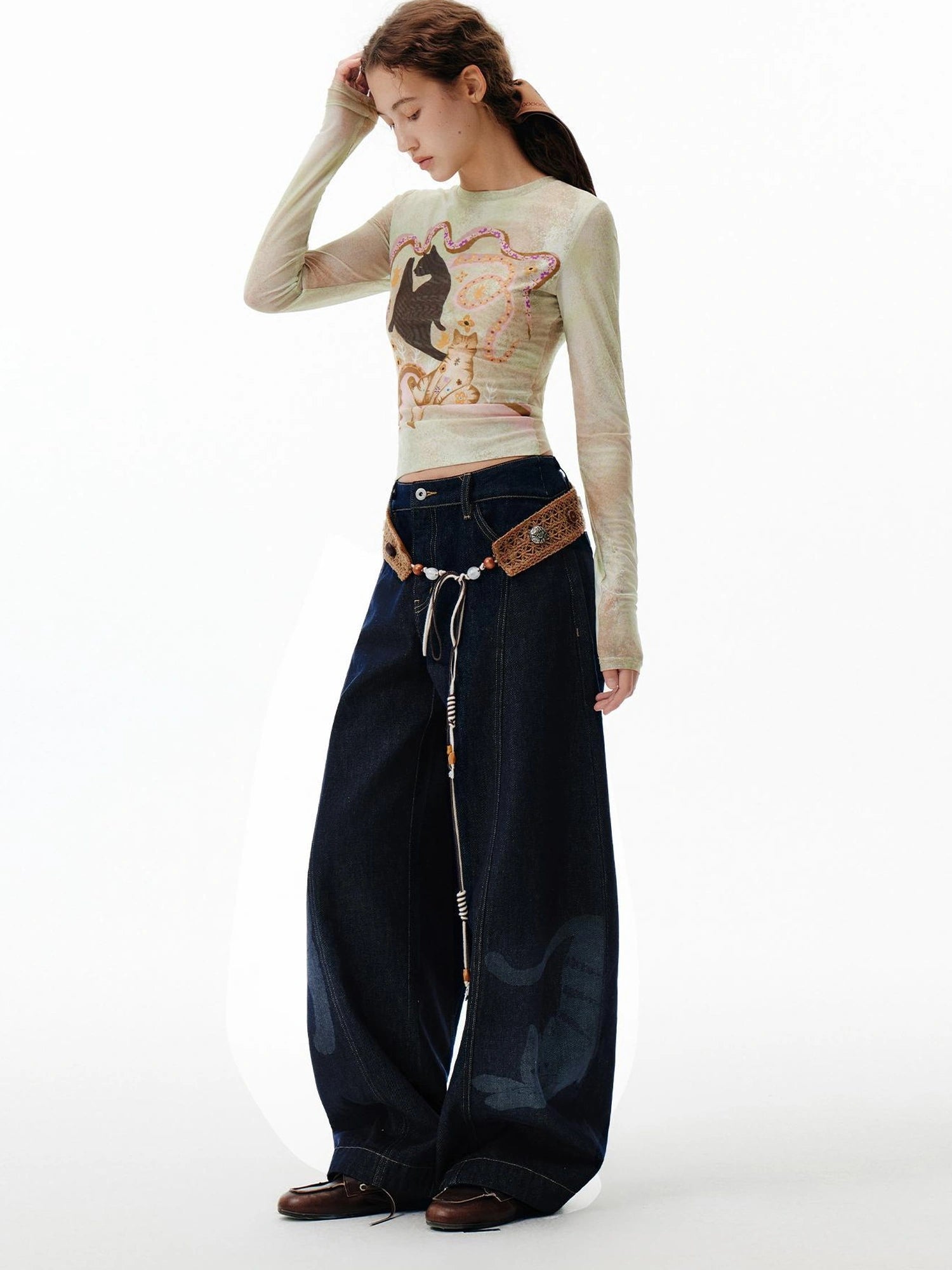 OuttheBlue Out The Blue Autumn Washed Denim Jeans