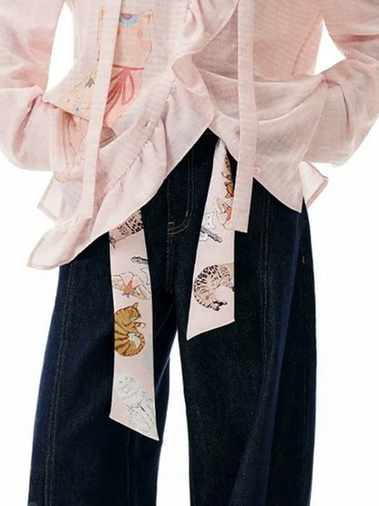 OuttheBlue Out The Blue Autumn Washed Denim Jeans