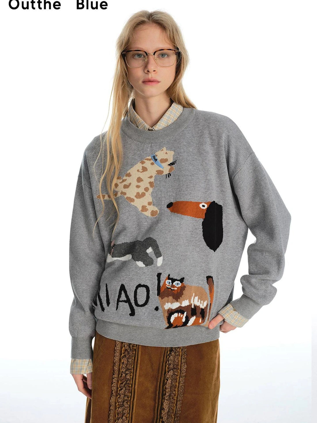 OuttheBlue Out The Blue Cotton Sweater Cat Dog Paradise