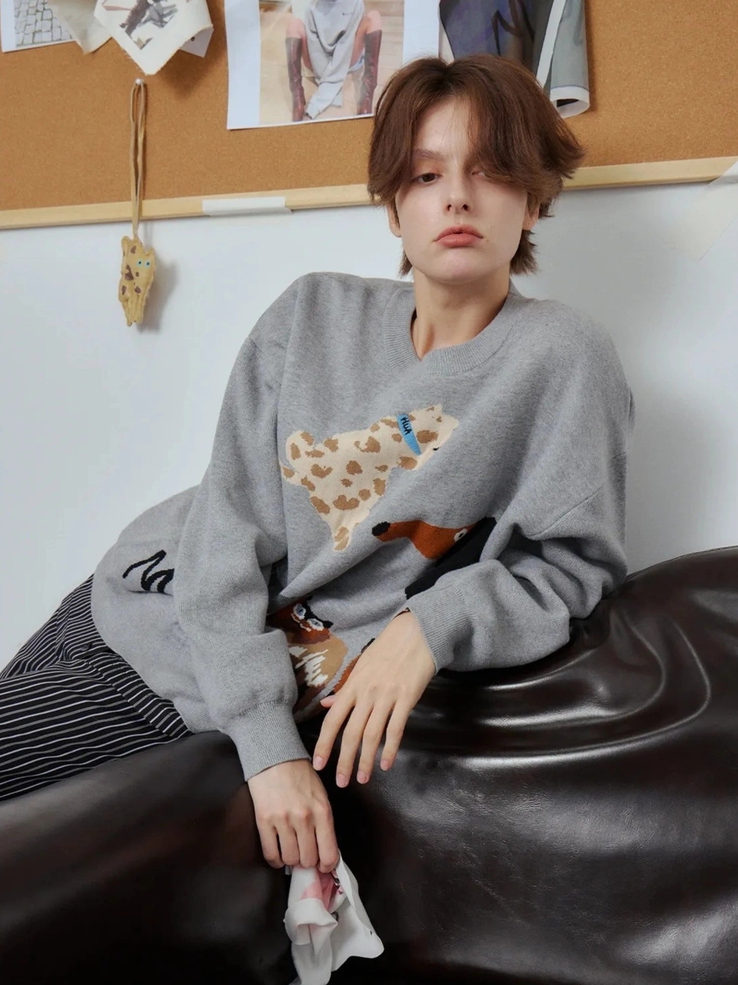 OuttheBlue Out The Blue Cotton Sweater Cat Dog Paradise
