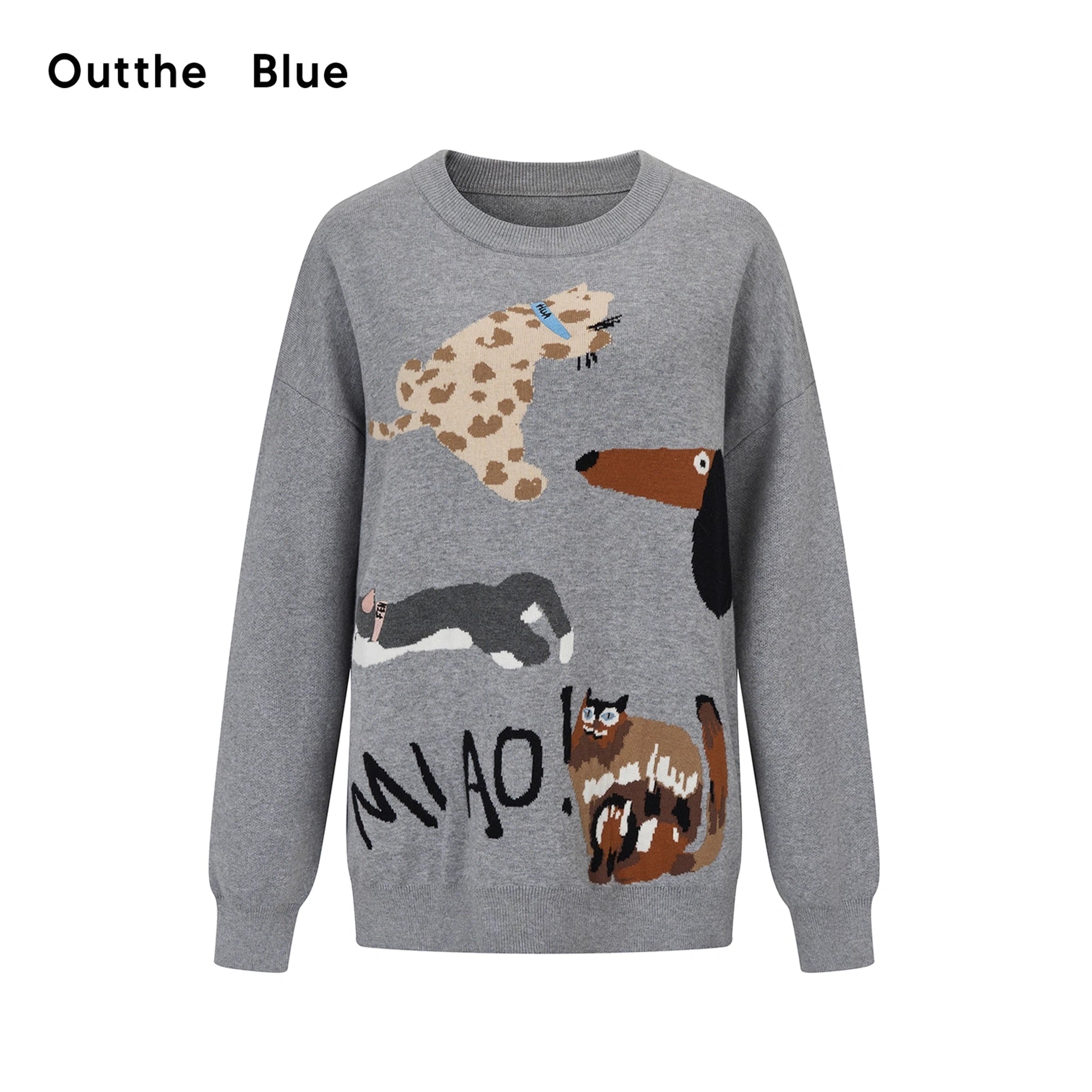 OuttheBlue_Out_The_Blue_Cotton_Sweater_Cat_Dog_Paradise_MISSTT