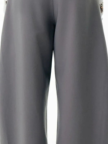 OuttheBlue Out The Blue Embroidered Gray Wide Leg Trousers