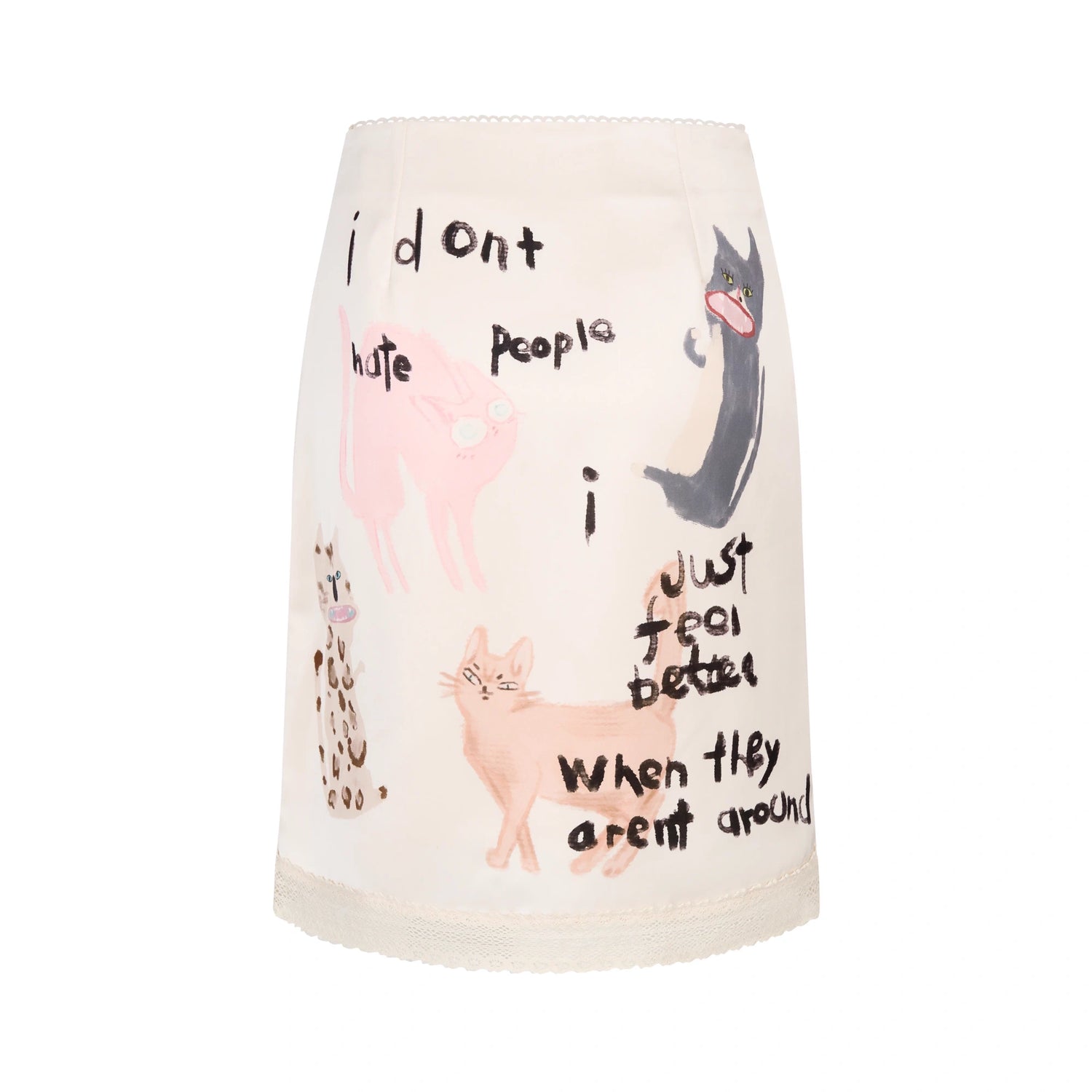 OuttheBlue_Out_The_Blue_Impatient_Cat_Hand_Painted_Satin_Lace_Skirt_MISSTT