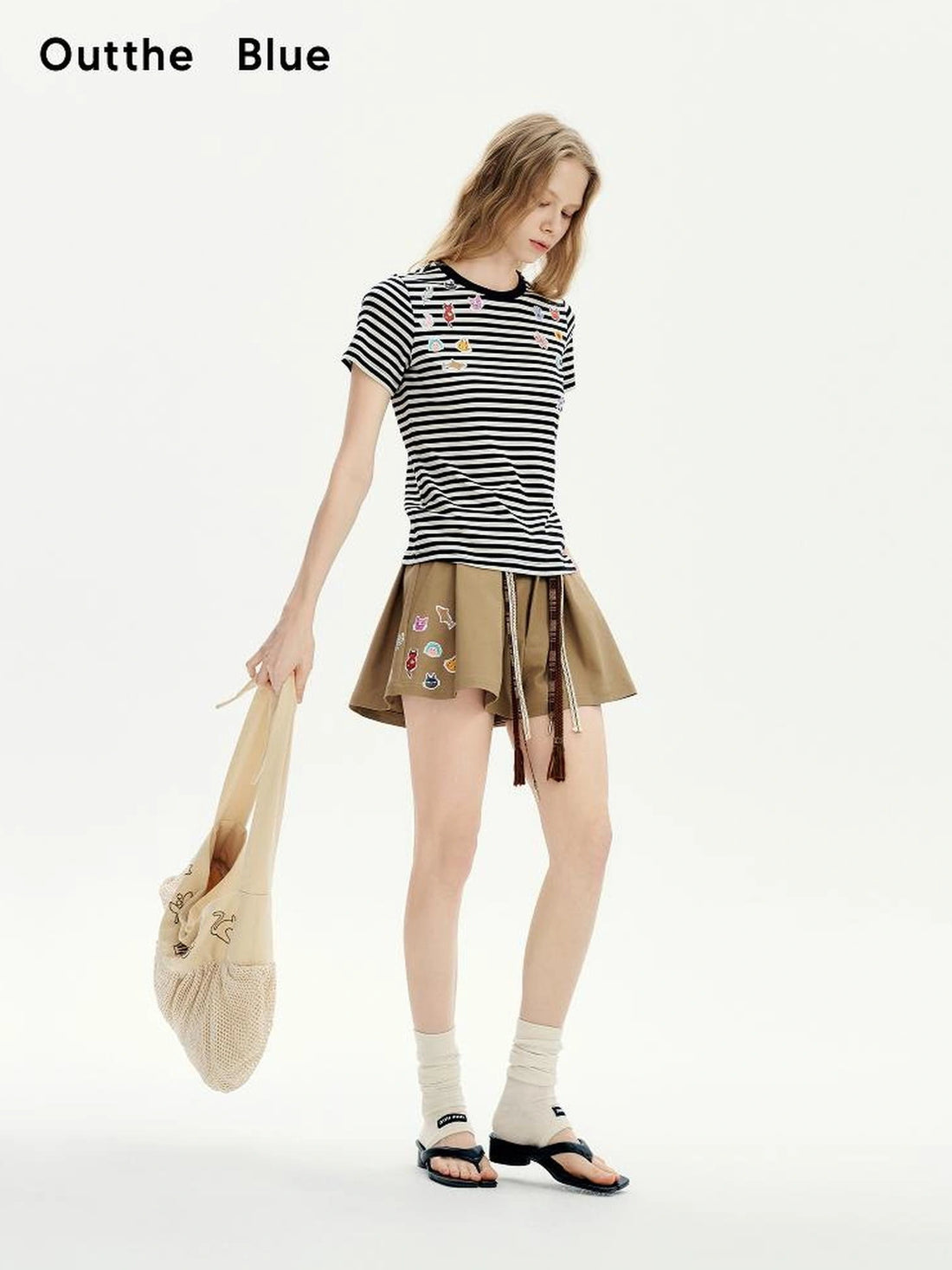 OuttheBlue Out The Blue Summer Lyocell Cotton Shorts