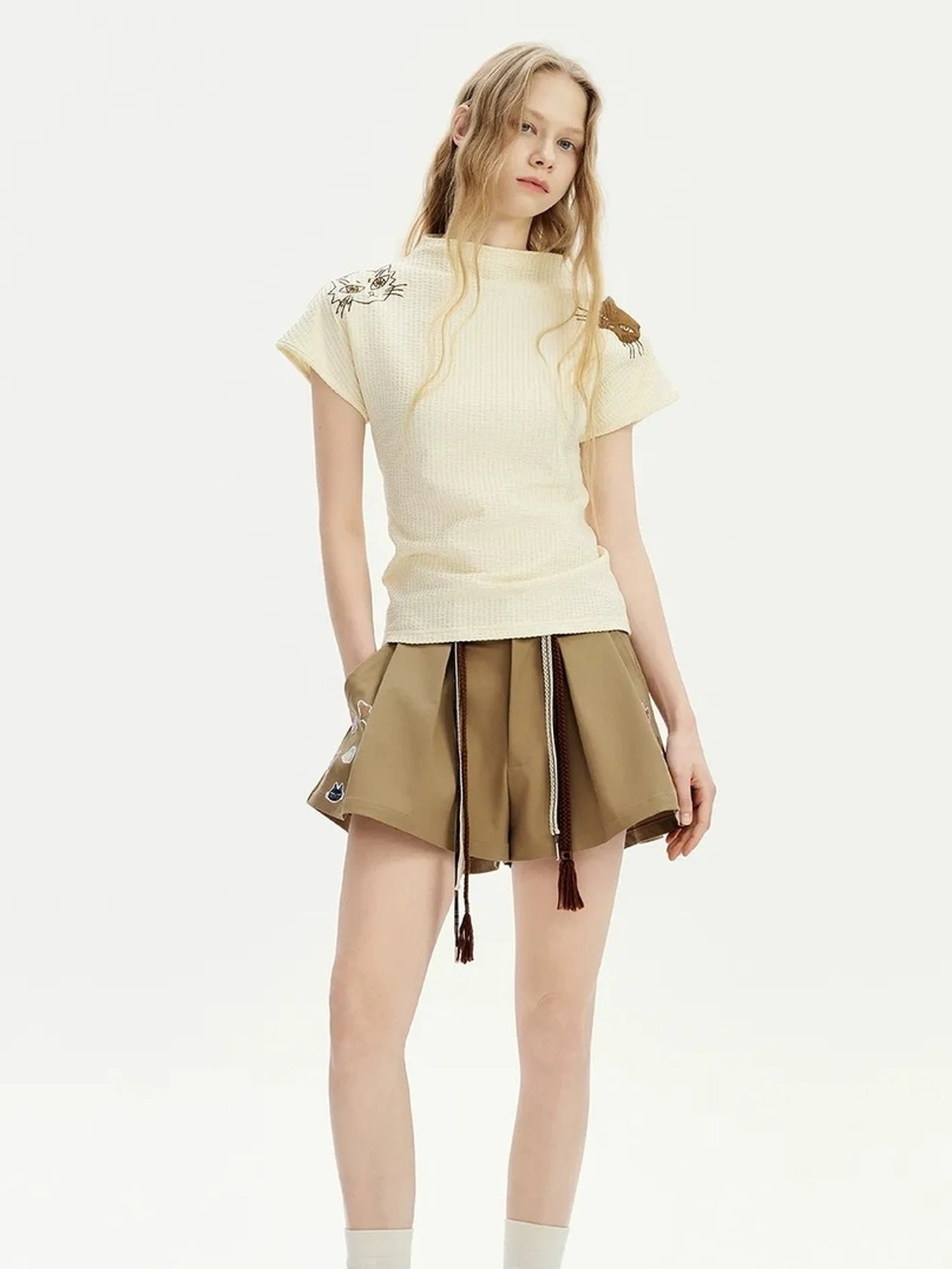 OuttheBlue Out The Blue Summer Lyocell Cotton Shorts