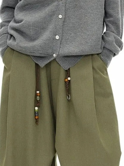 OuttheBlue Out The Blue V-neck Patchwork Stitch Cat Cardigan