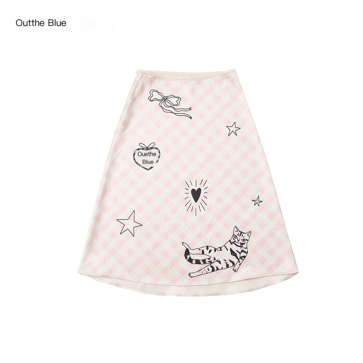 OuttheBlue_Plaid_Graffiti_Lace_Trim_Aline_Women&