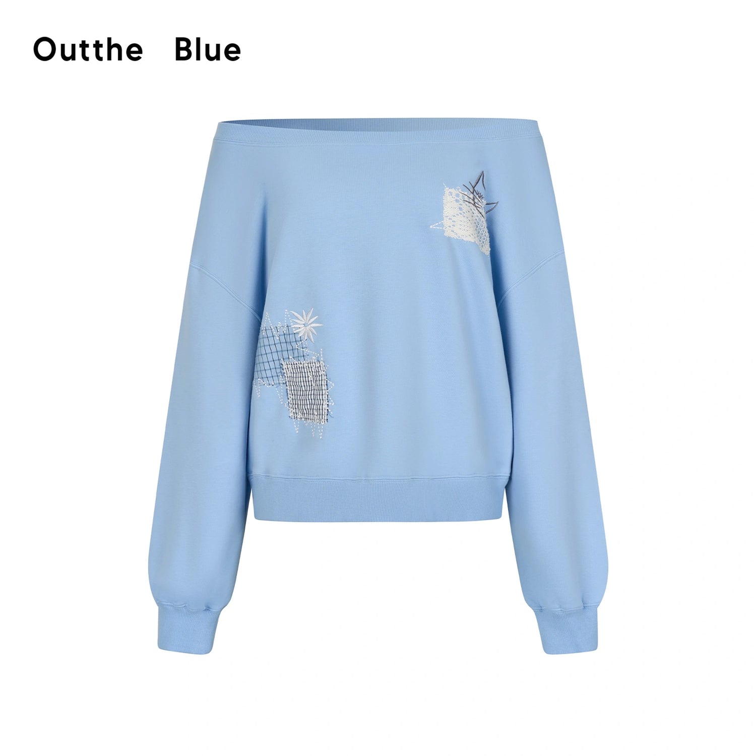 OuttheBlue_Relaxed_Cat_Patch_Off_Shoulder_Sweatshirt_MISSTT