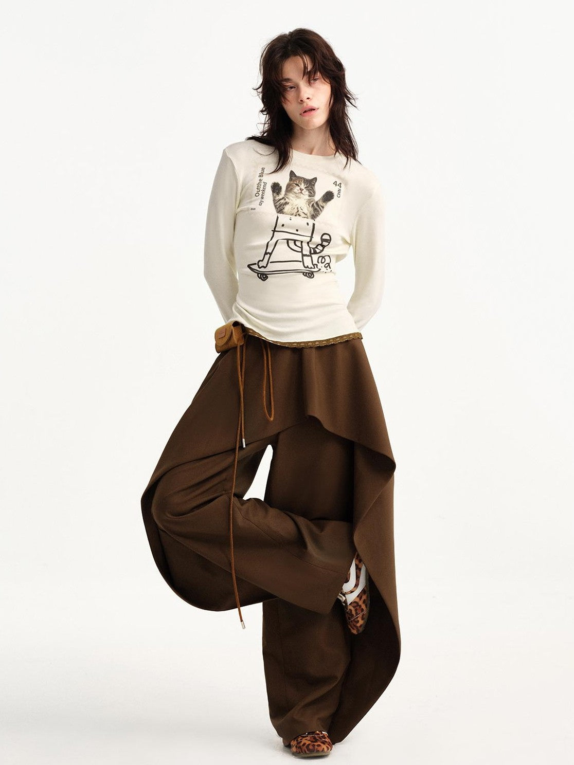 OuttheBlue Ruffle Deconstructed Patchwork Vintage Women&