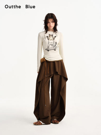 OuttheBlue Ruffle Deconstructed Patchwork Vintage Women&