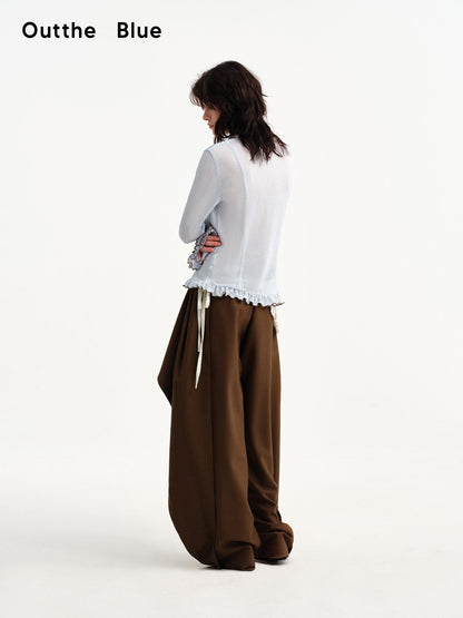 OuttheBlue Ruffle Deconstructed Patchwork Vintage Women&
