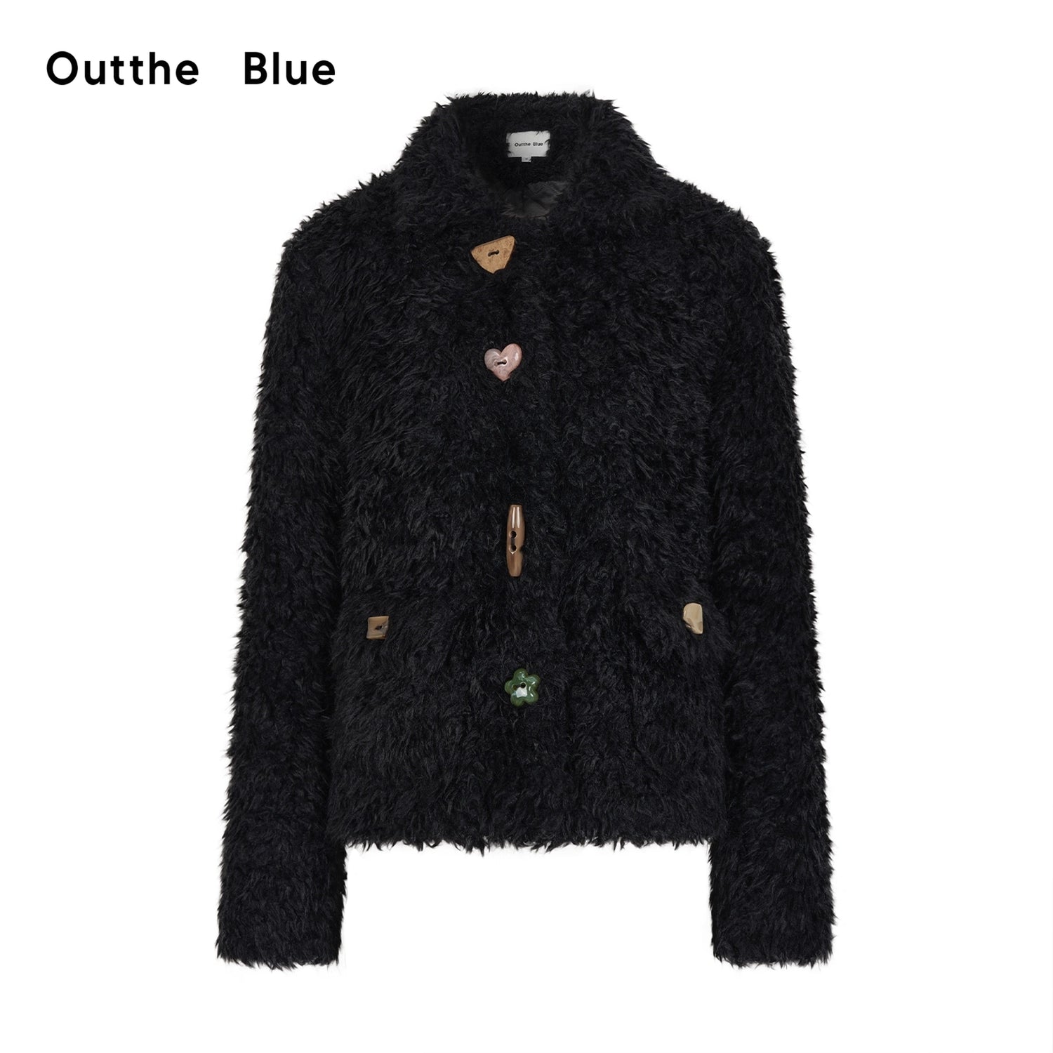 OuttheBlue_Slim_Fit_Black_Cropped_Faux_Fur_Coat_With_Colorful_Buttons_MISSTT