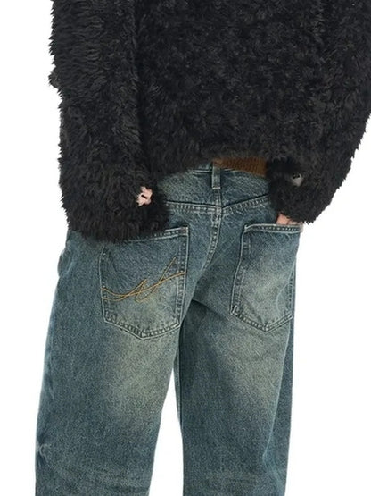 OuttheBlue Slim Fit Black Cropped Faux Fur Coat With Colorful Buttons