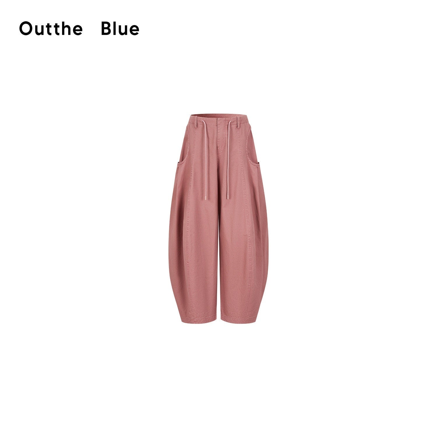 OuttheBlue_Smoky_Pink_Pleated_Washed_Large_Pocket_Drawstring_Women&
